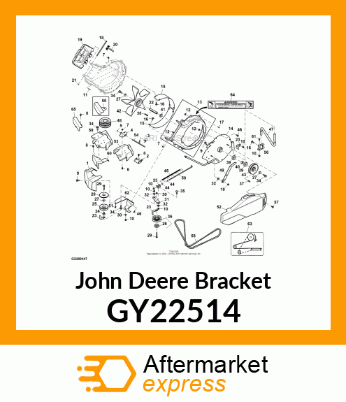 BRACKET ASY, POWERFLOW EZTRAK XC GY22514