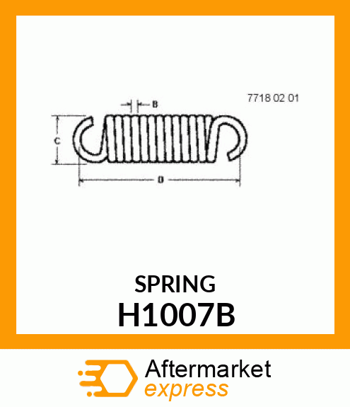 FERT VALVE SPRG H1007B