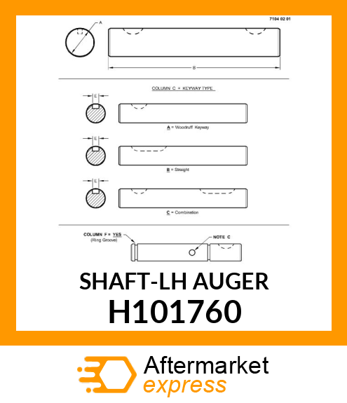 SHAFT H101760