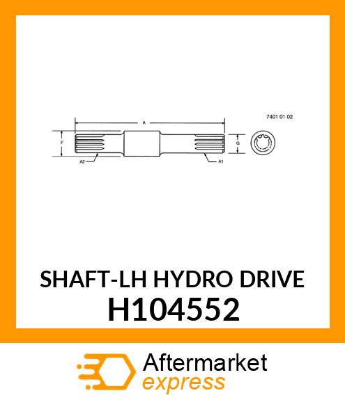 SHAFT H104552