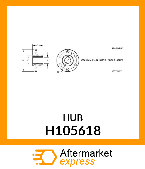 HUB H105618