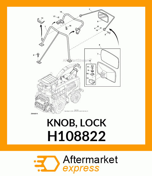 KNOB, LOCK H108822