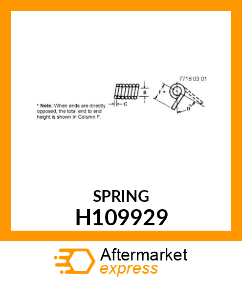 SPRING H109929