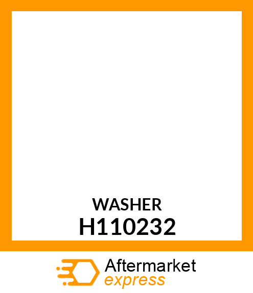 WASHER, WASHER H110232