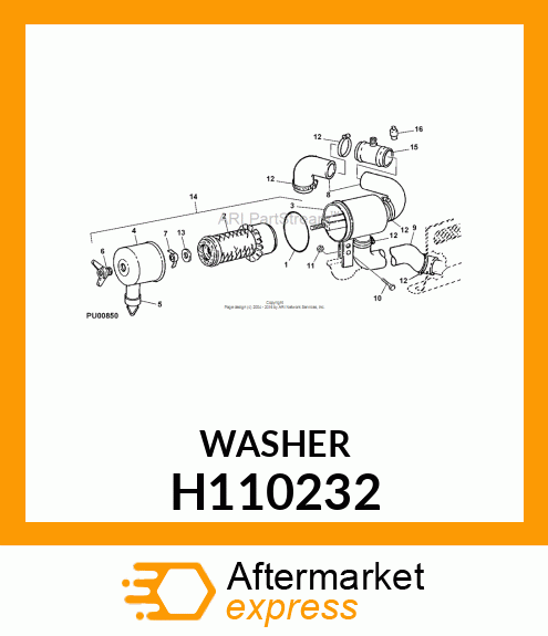 WASHER, WASHER H110232