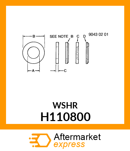 WASHER H110800