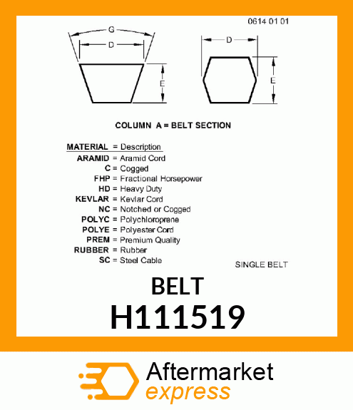 Belt H111519