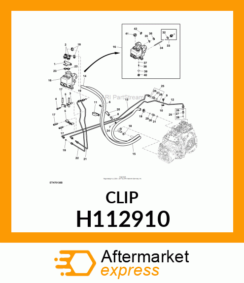 CLAMP, LIGHTWEIGHT 1/4 X 1/4 OD T H112910