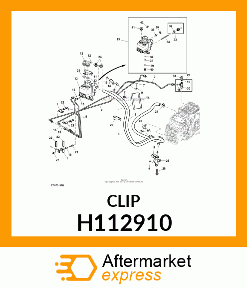 CLAMP, LIGHTWEIGHT 1/4 X 1/4 OD T H112910