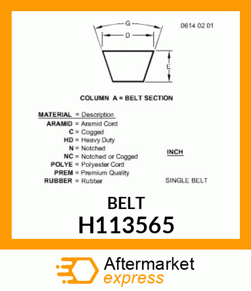 Belt H113565
