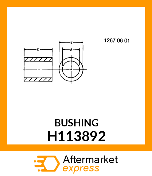 SHIFT COLLAR, SPACER H113892