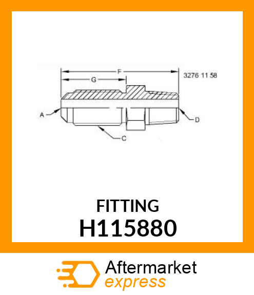 Union Fitting H115880