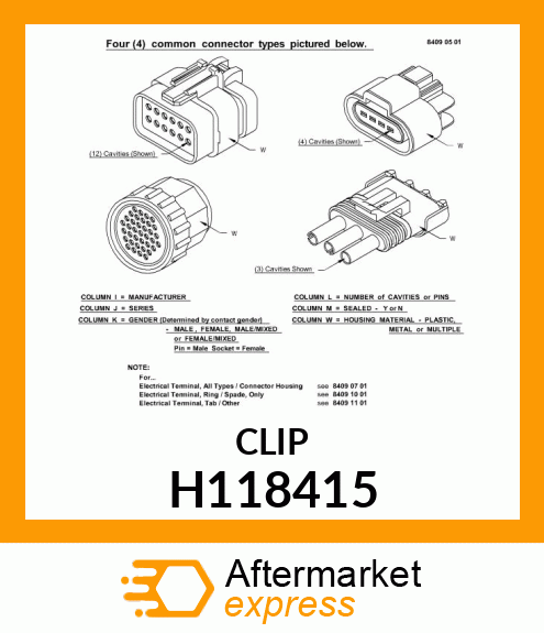 CONNECTOR H118415