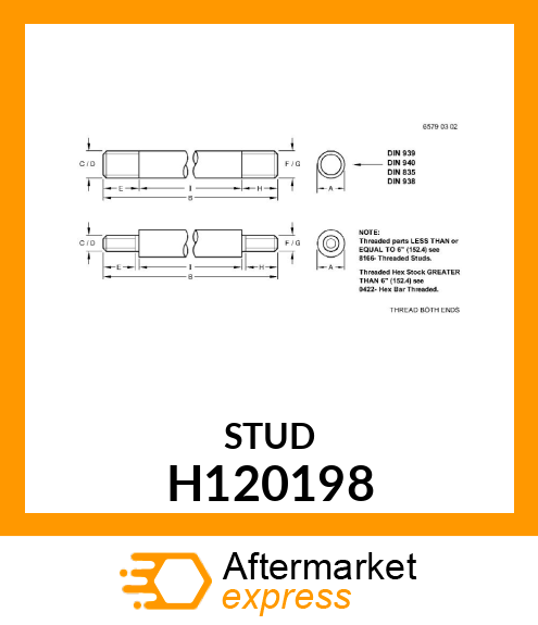 STUD H120198