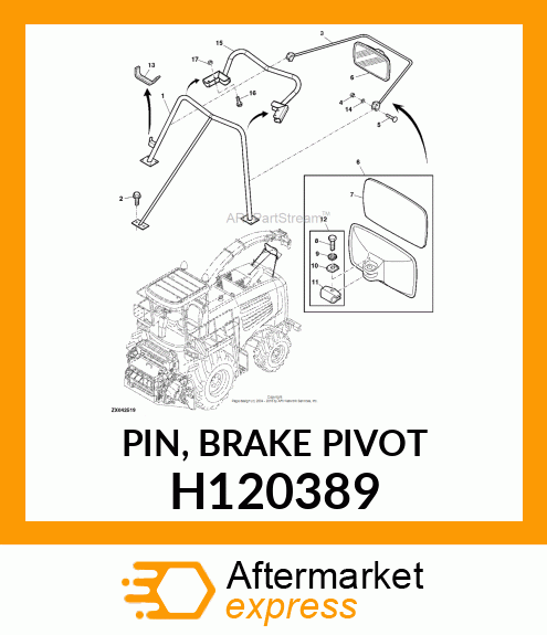 PIN, BRAKE PIVOT H120389