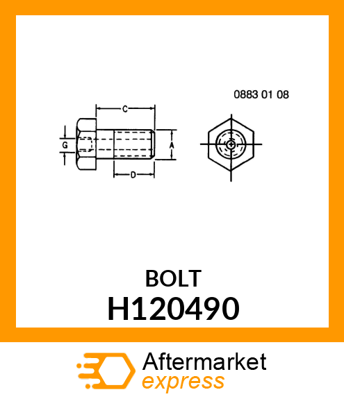 BOLT H120490