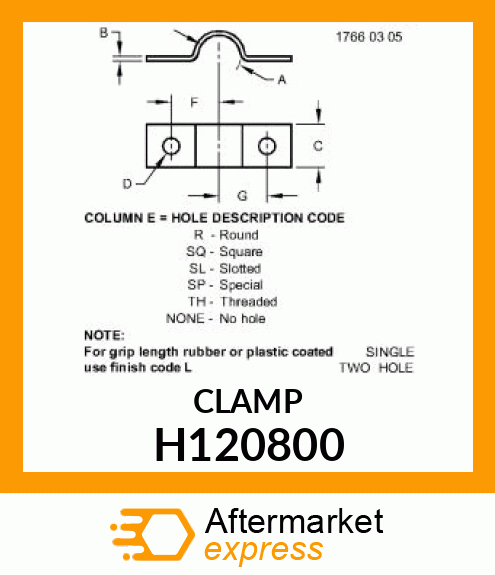 CLAMP H120800