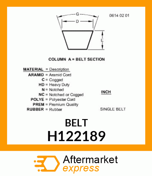 Belt H122189