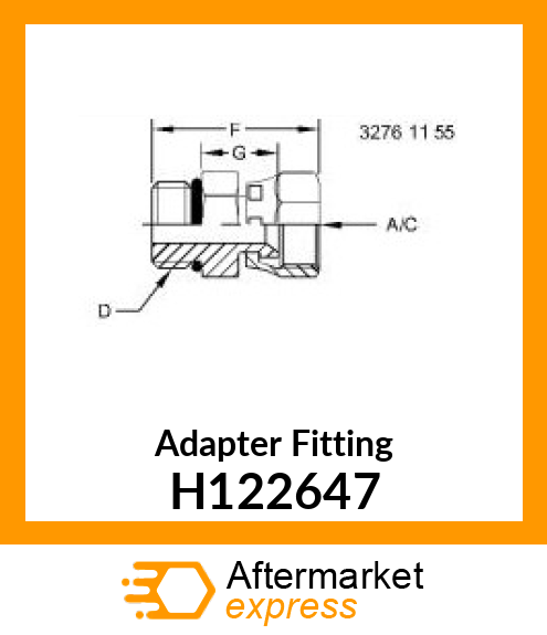 Adapter Fitting H122647