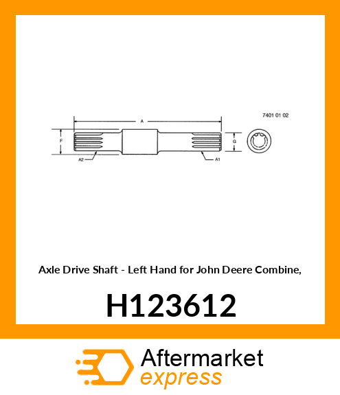 SHAFT H123612