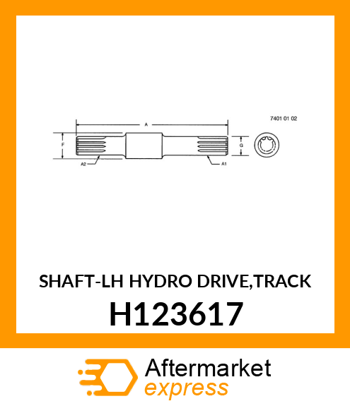 Drive Shaft H123617