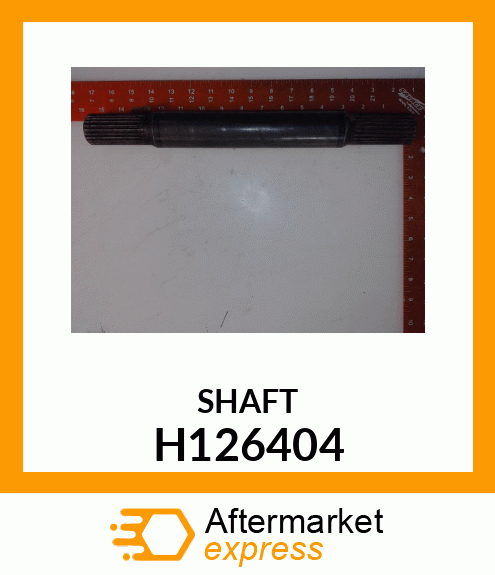 Drive Shaft H126404