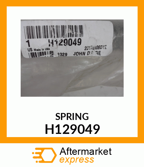 SPRING, COMPRESSION H129049