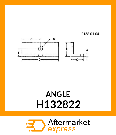 BRACKET H132822