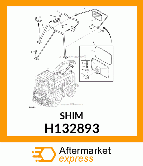 SHIM, STEEL 0.15MM H132893