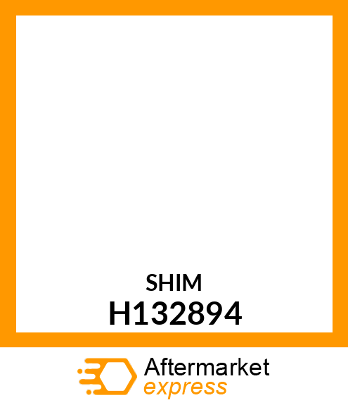 SHIM, ALUMINUM .508 H132894