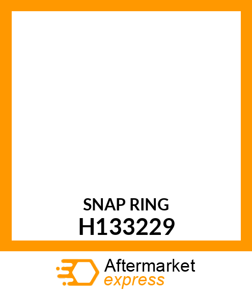 SNAP RING, RETAINING H133229