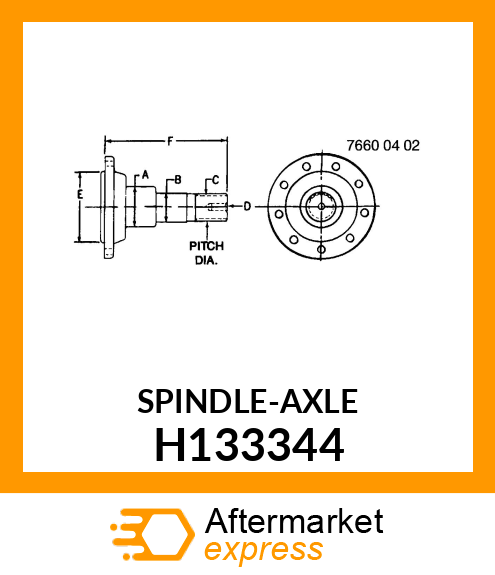 SPINDLE H133344