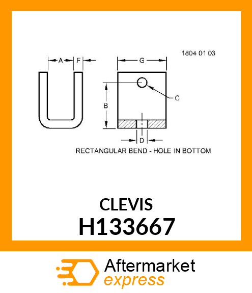 CLEVIS H133667