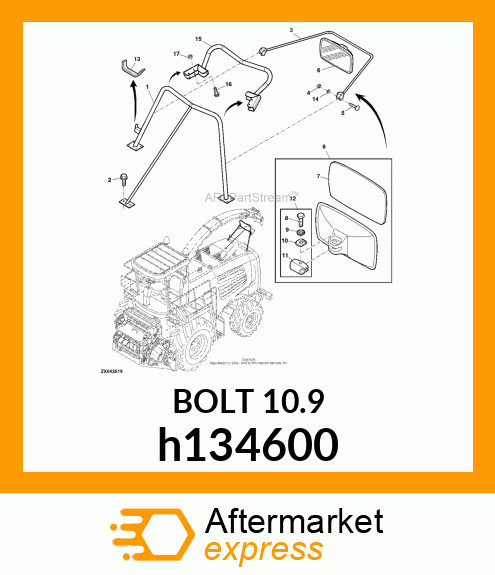 SCREW, HEX FLANGE, SPECIAL PILOT h134600