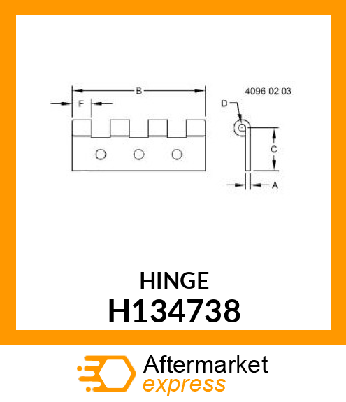 HINGE H134738