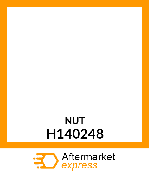 NUT, FACED, KNURLED H140248