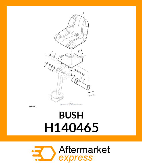 BUSHING, PIPE SPACER H140465