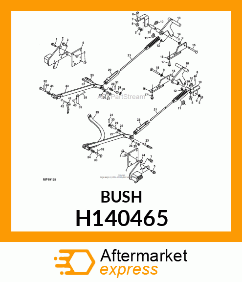 BUSHING, PIPE SPACER H140465