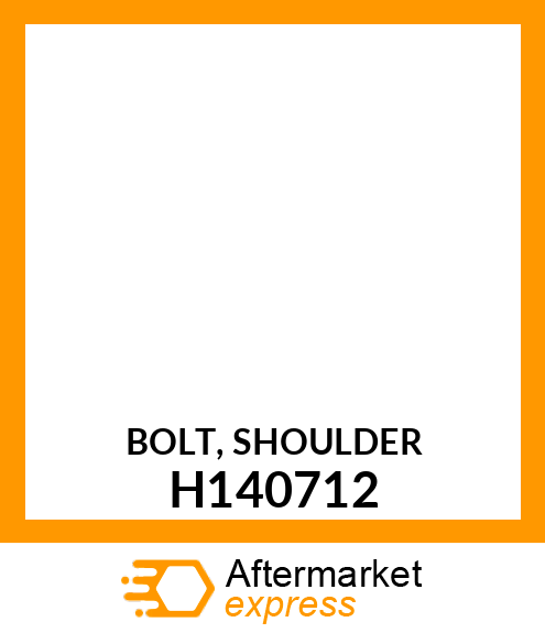 BOLT, SHOULDER H140712