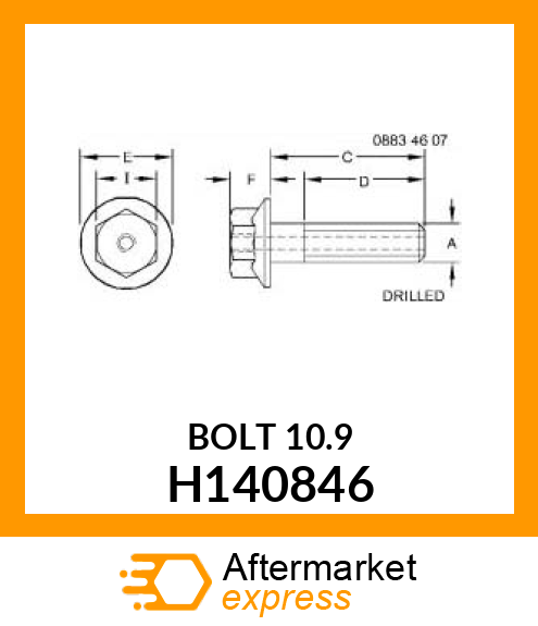 HEX FLANGE SCREW H140846