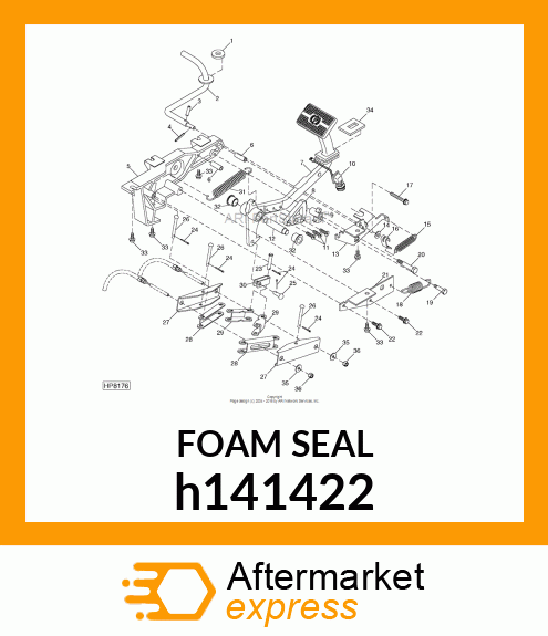 SEAL, PEDAL h141422