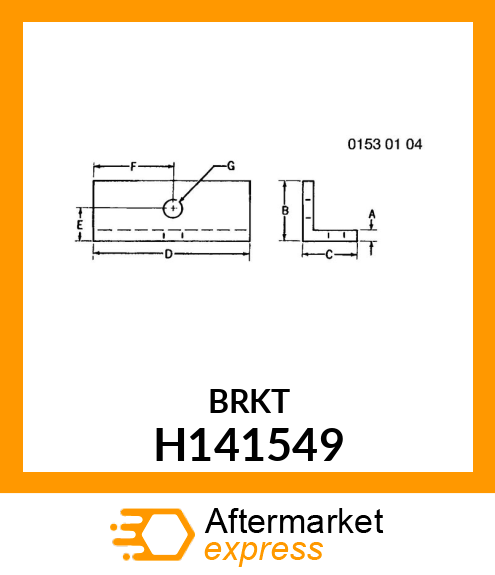 CLIP, RETAINER H141549