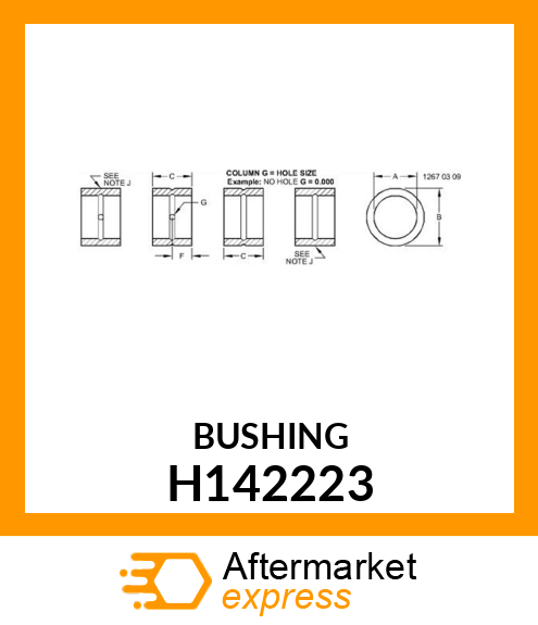 BUSHING H142223