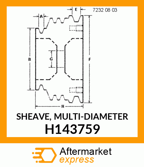 SHEAVE, MULTI H143759