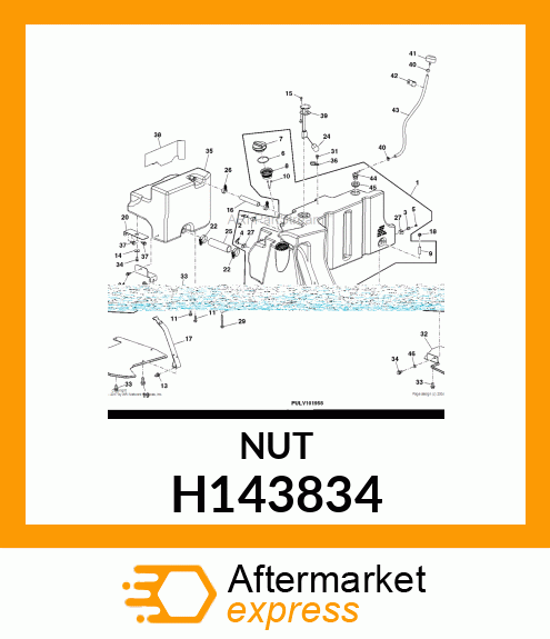 NUT, CLAMP H143834