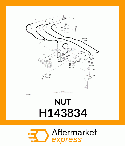 NUT, CLAMP H143834