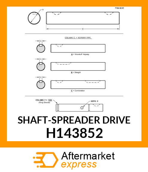 SHAFT H143852