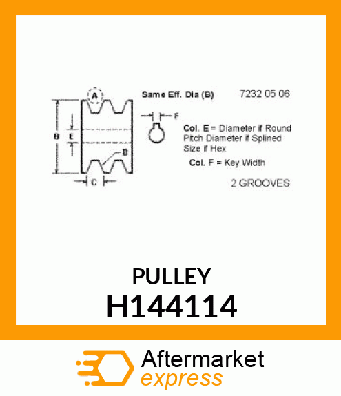 PULLEY H144114