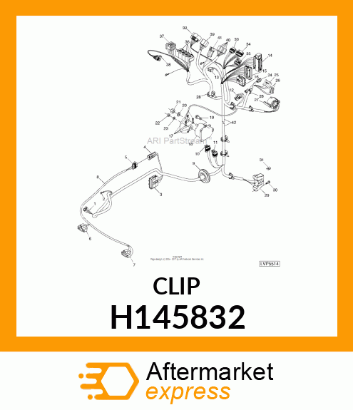 CLIP, CONDUIT H145832