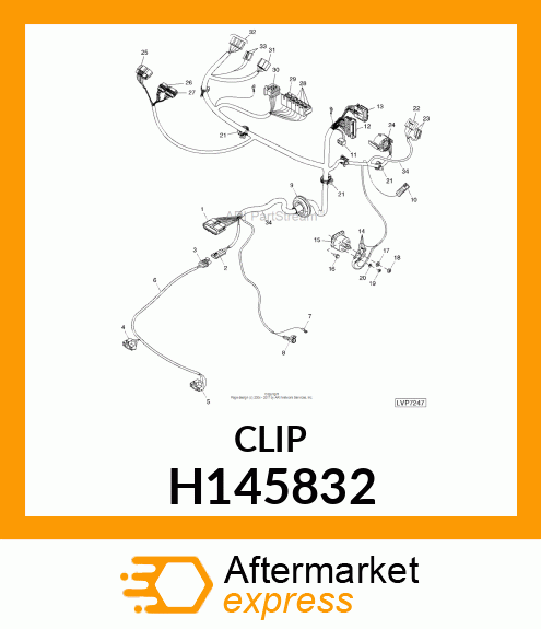 CLIP, CONDUIT H145832